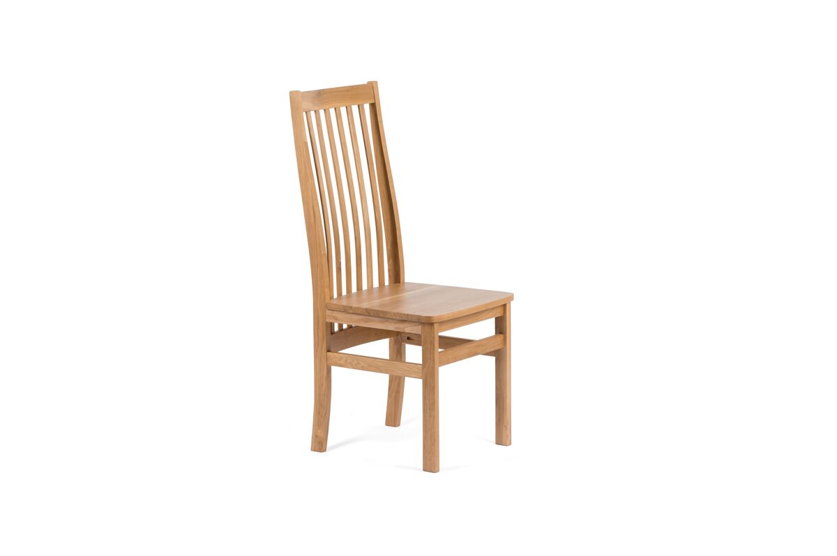 koka krēsls STALBE ar polsterētu sēdvirsmu