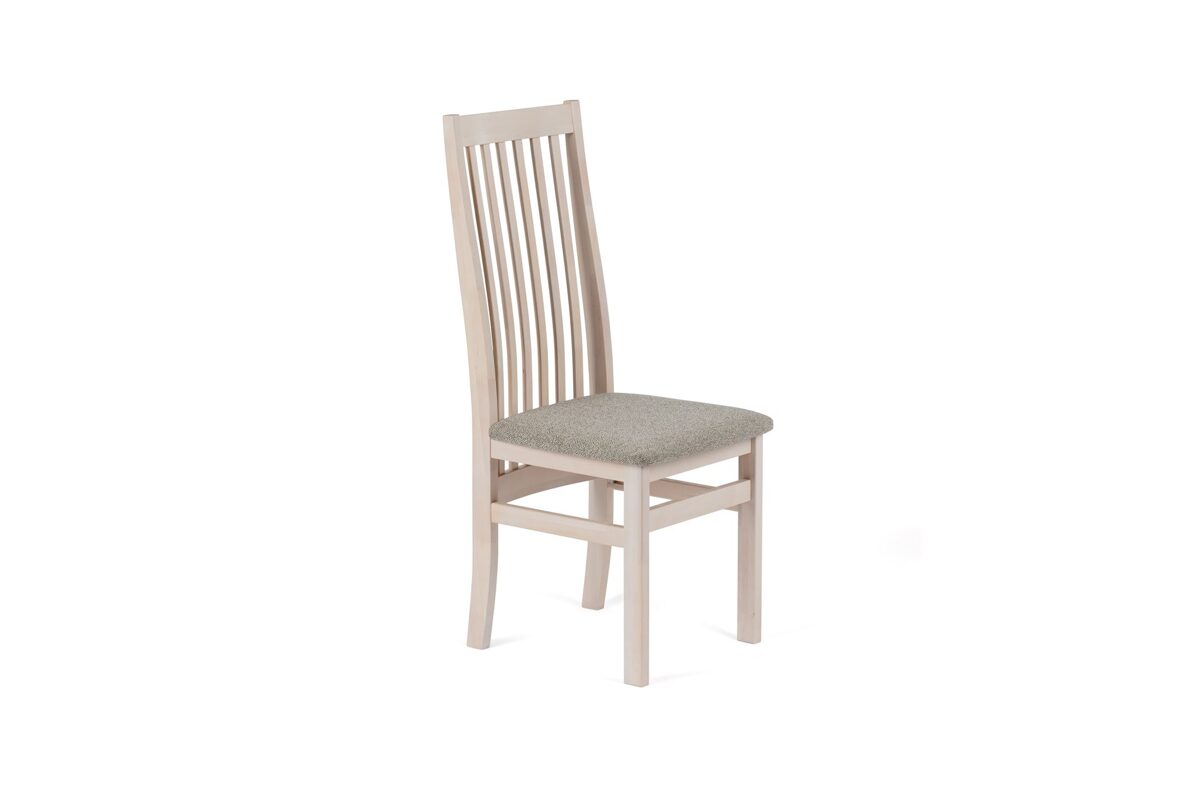 koka krēsls STALBE ar polsterētu sēdvirsmu